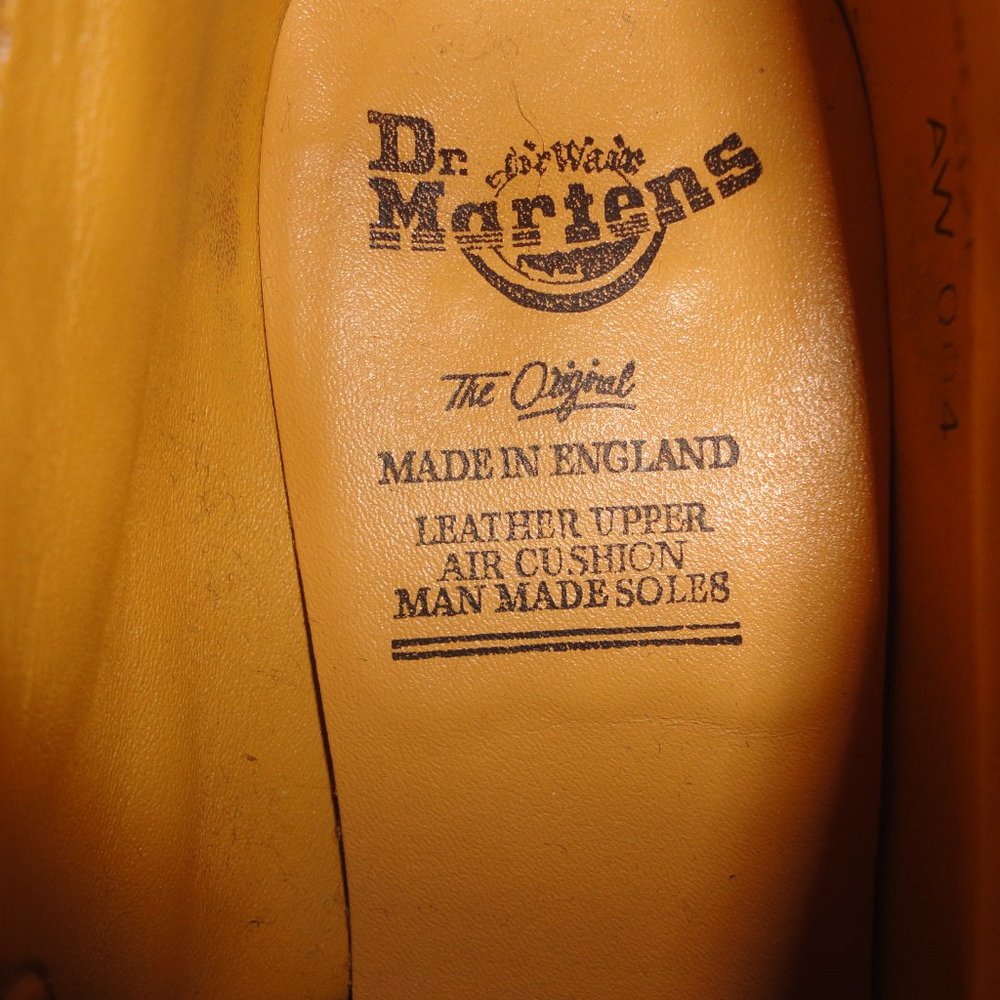 Vintage DR. MARTENS Heel Leather Women's Brogues/Oxfords Size 6 UK doc 90s - Picture 10 of 12